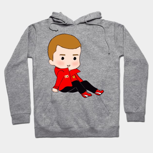 Seb Vettel Hoodie by cutedrivers